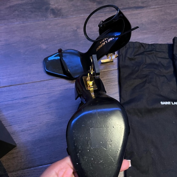 Saint Laurent Opyum Open Toe Sandal - Size 36.5 - Picture 5 of 8